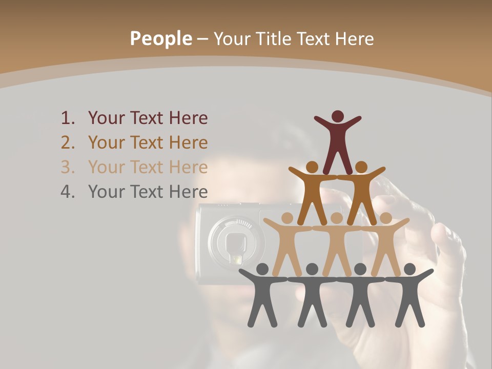 Cellular Text Smiling PowerPoint Template