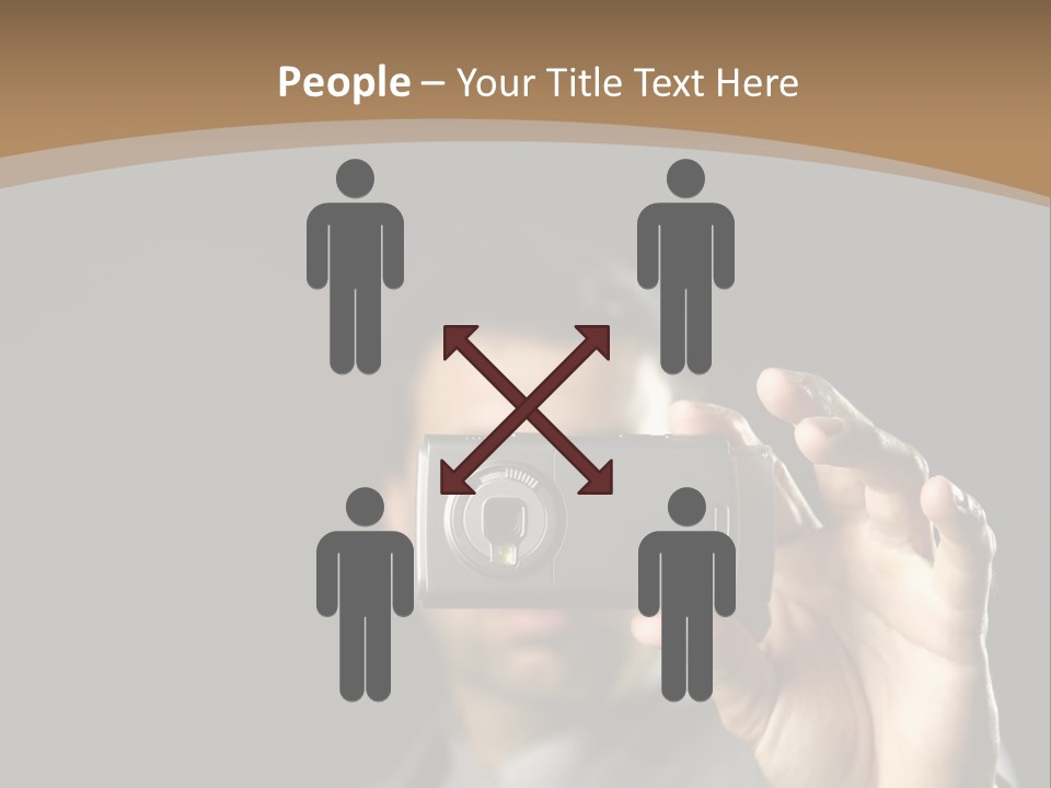 Cellular Text Smiling PowerPoint Template