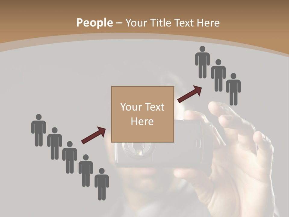 Cellular Text Smiling PowerPoint Template