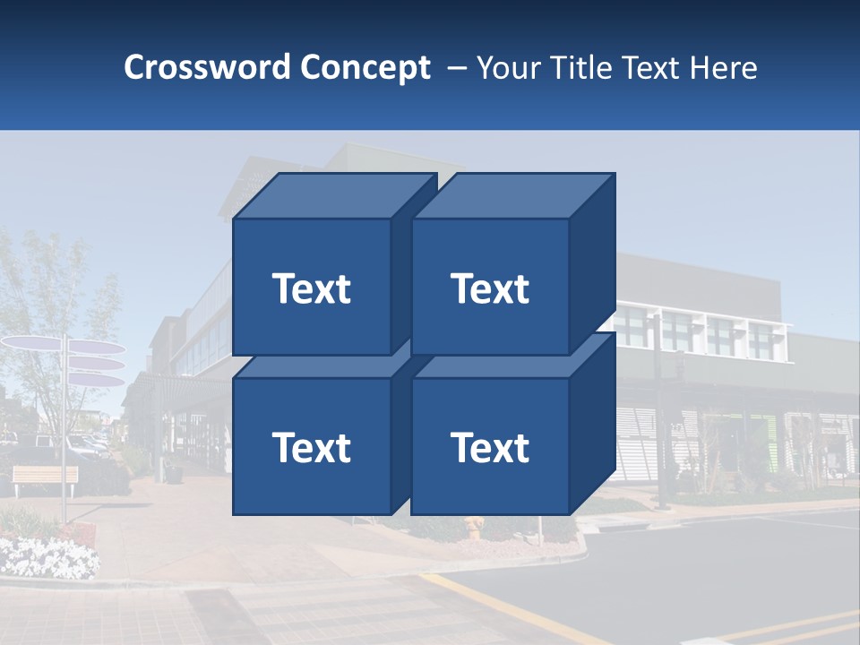 Mall Building Display PowerPoint Template