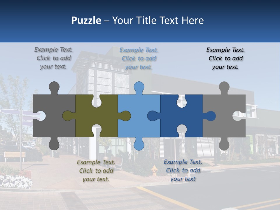 Mall Building Display PowerPoint Template