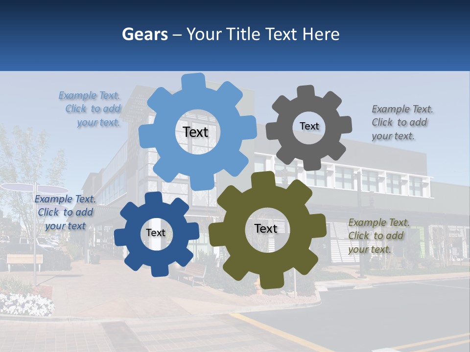 Mall Building Display PowerPoint Template