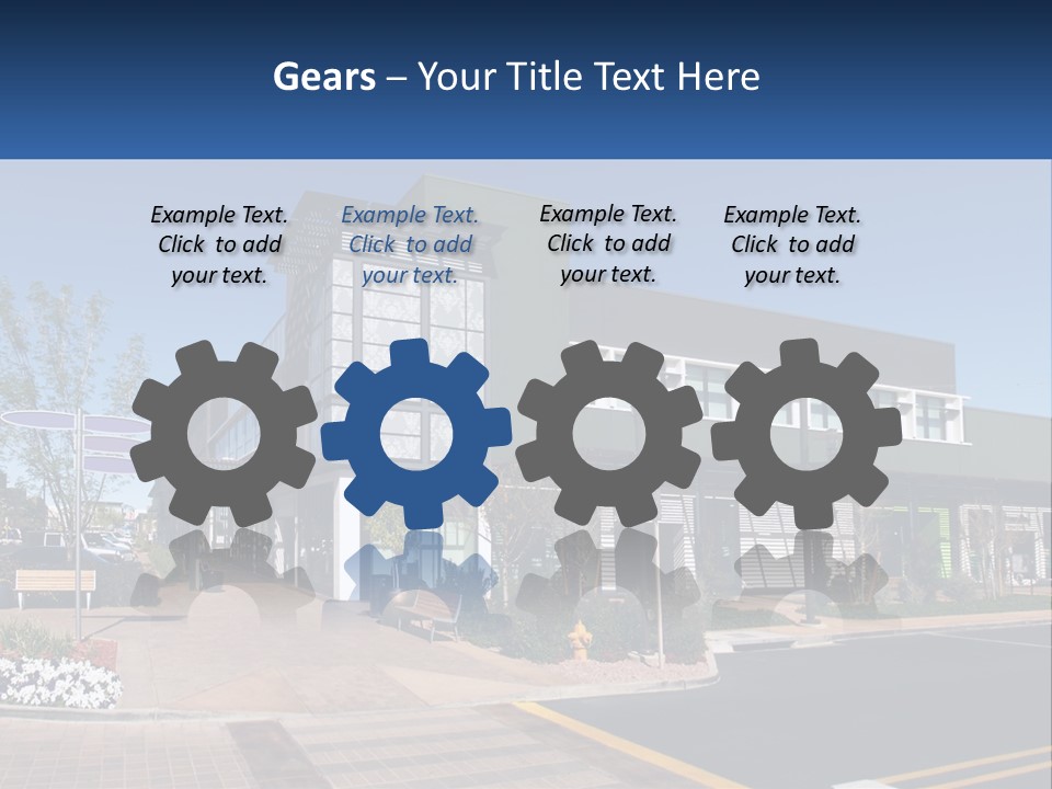 Mall Building Display PowerPoint Template