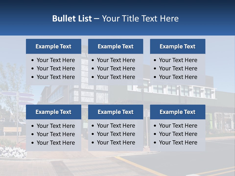 Mall Building Display PowerPoint Template
