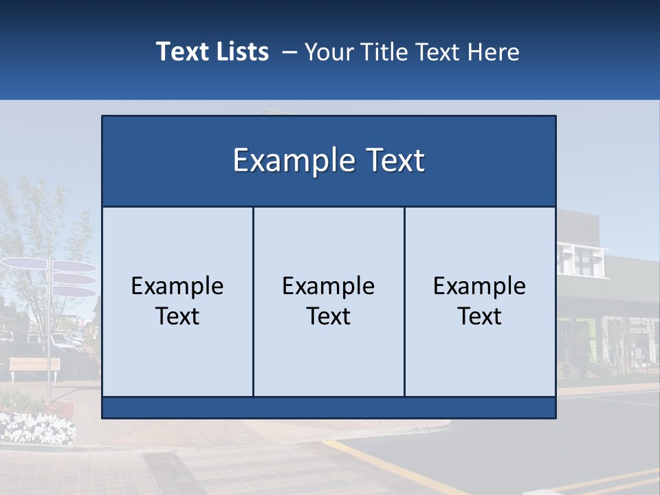 Mall Building Display PowerPoint Template