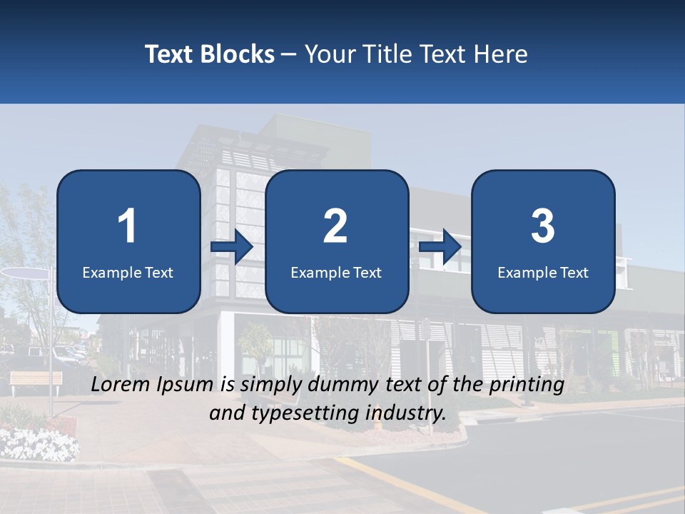 Mall Building Display PowerPoint Template