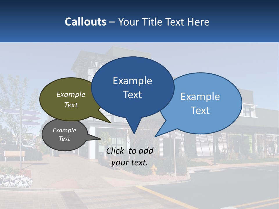 Mall Building Display PowerPoint Template