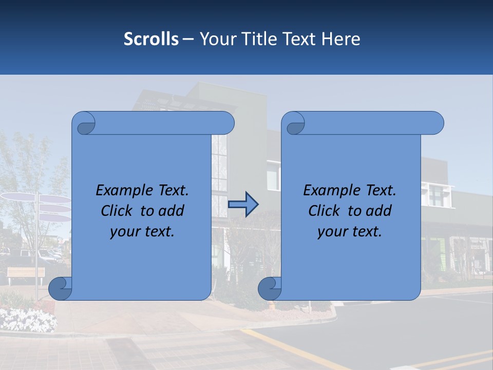 Mall Building Display PowerPoint Template