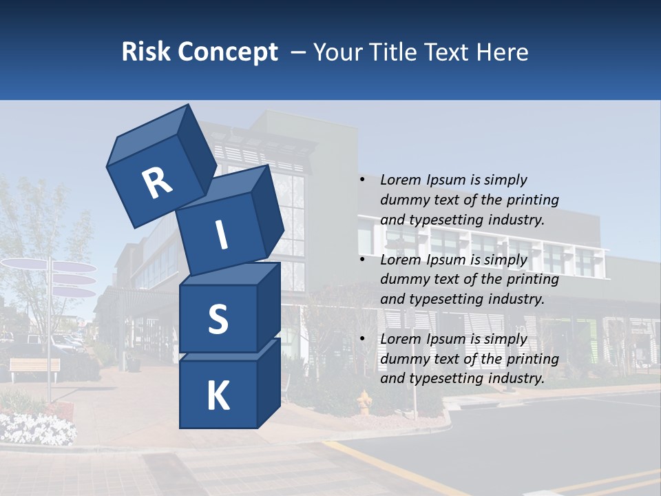 Mall Building Display PowerPoint Template