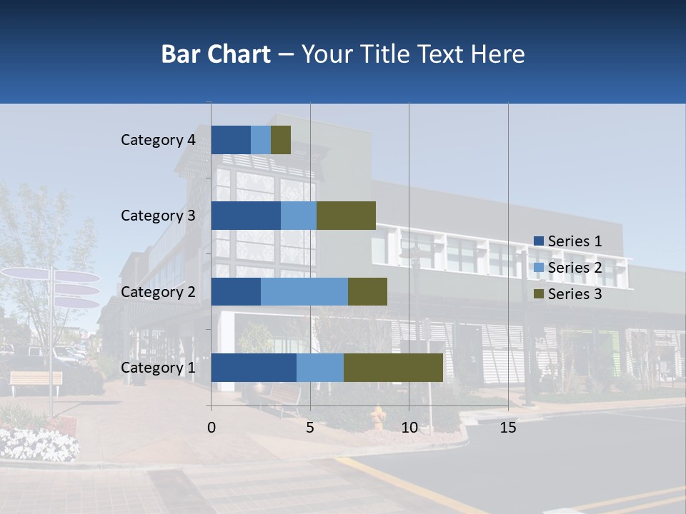 Mall Building Display PowerPoint Template
