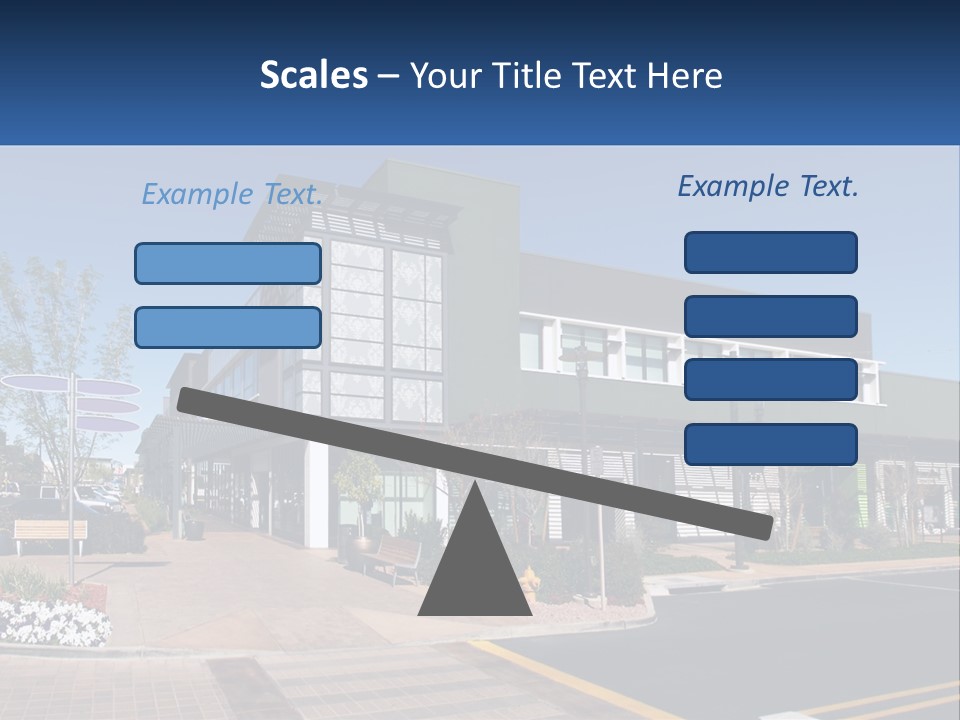 Mall Building Display PowerPoint Template