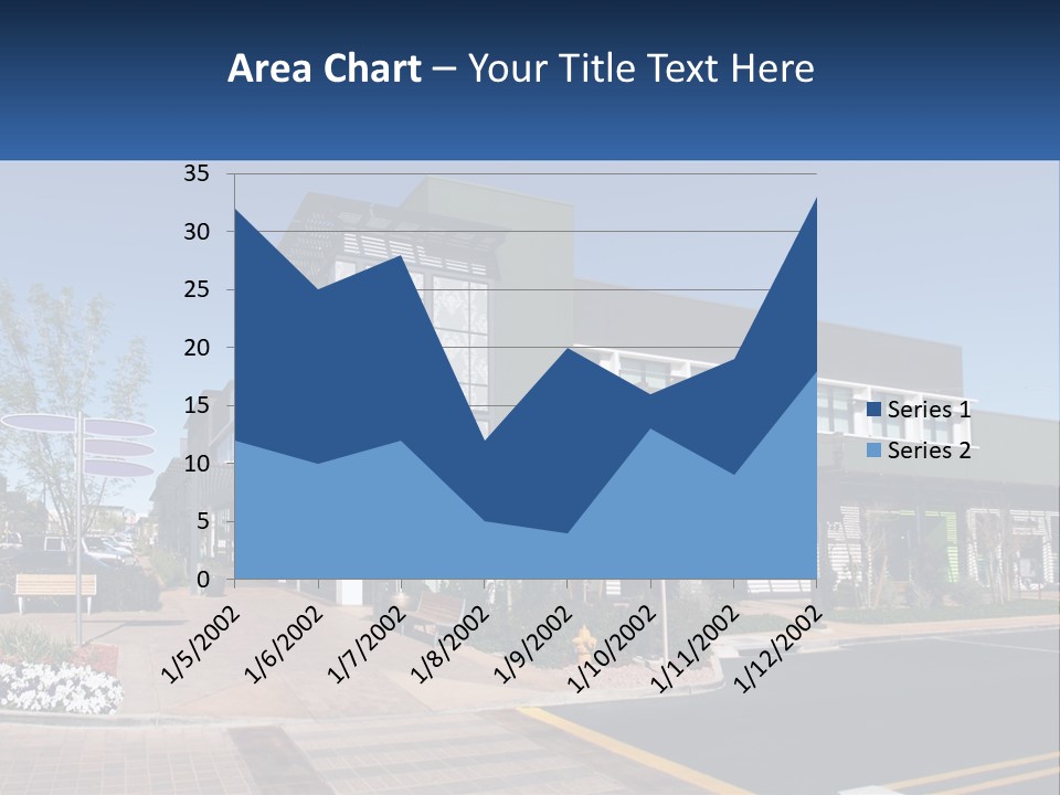 Mall Building Display PowerPoint Template