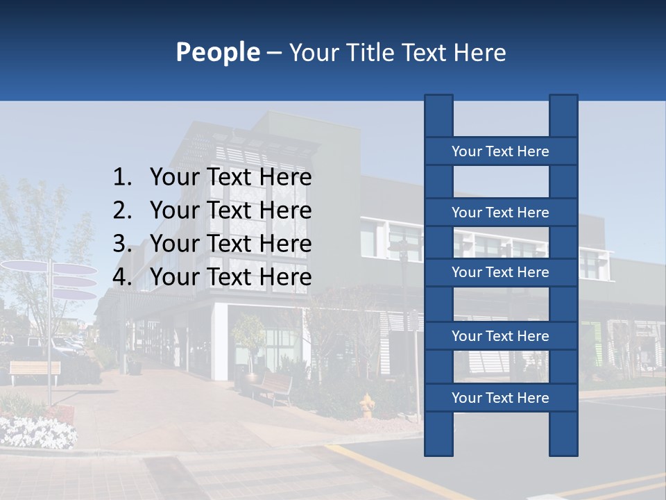 Mall Building Display PowerPoint Template