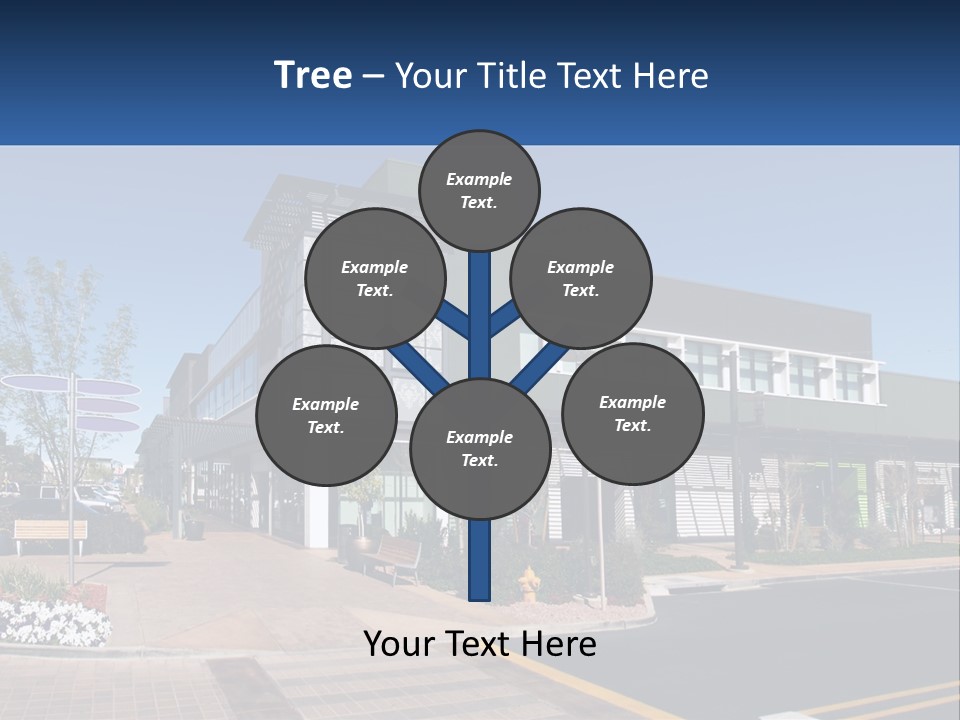 Mall Building Display PowerPoint Template