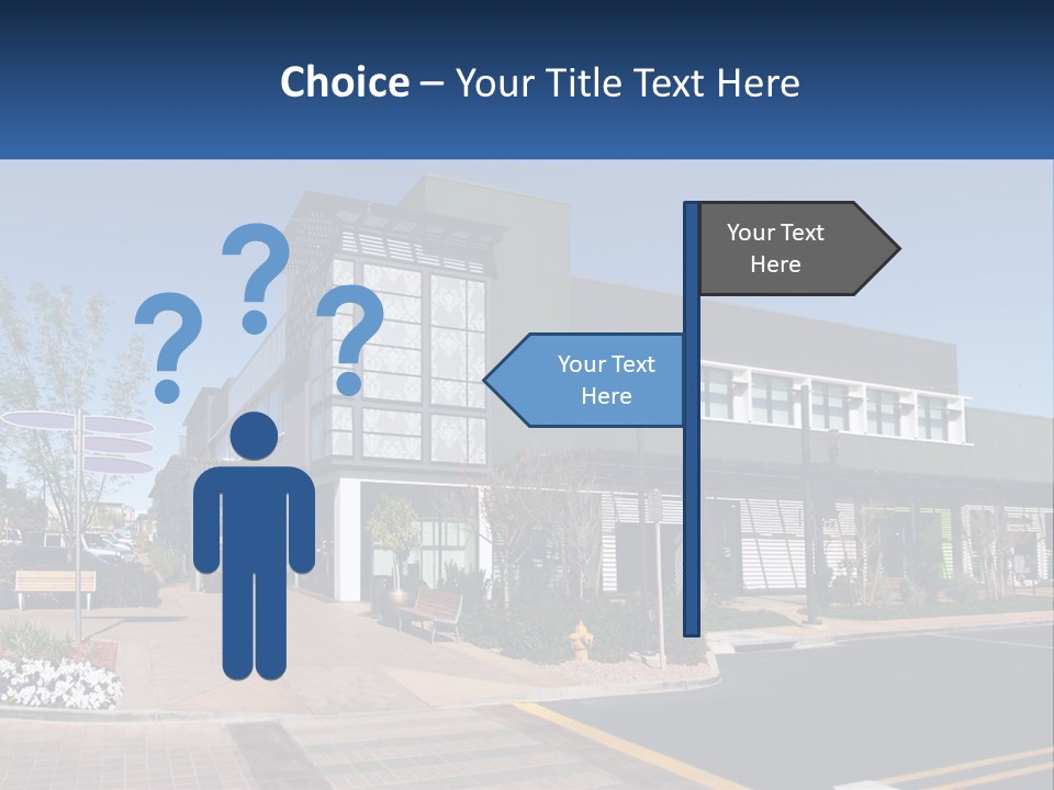 Mall Building Display PowerPoint Template