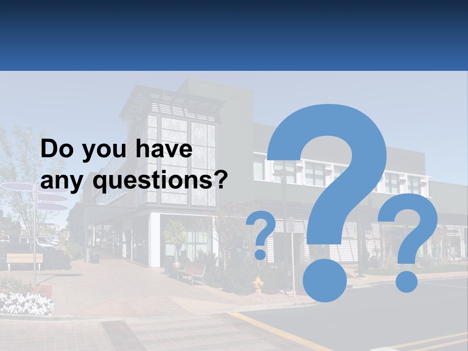 Mall Building Display PowerPoint Template