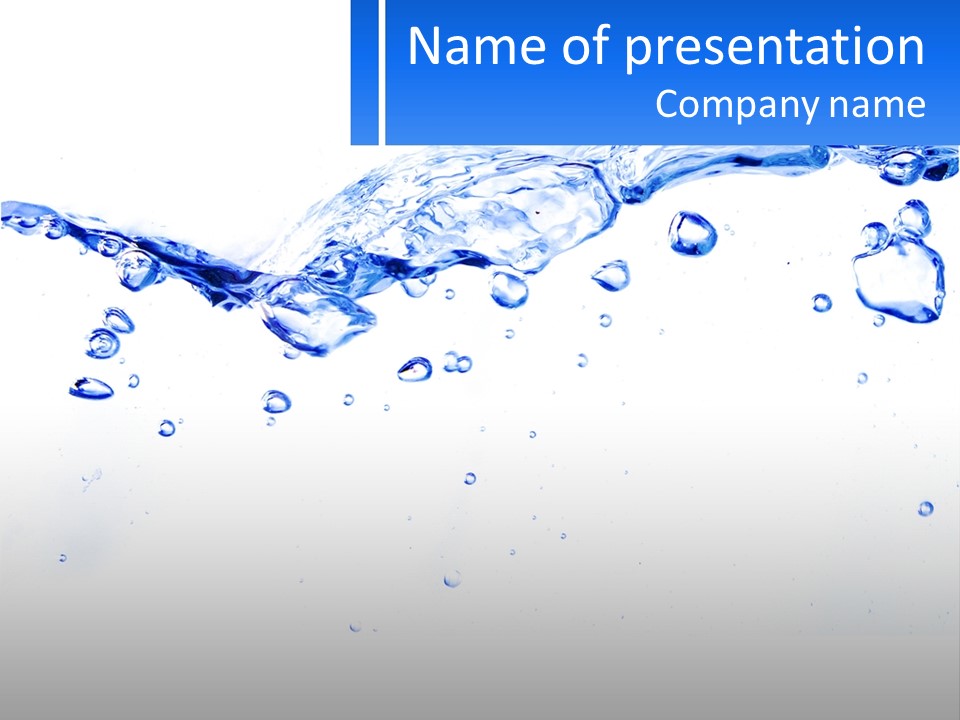 Nature Map Water PowerPoint Template