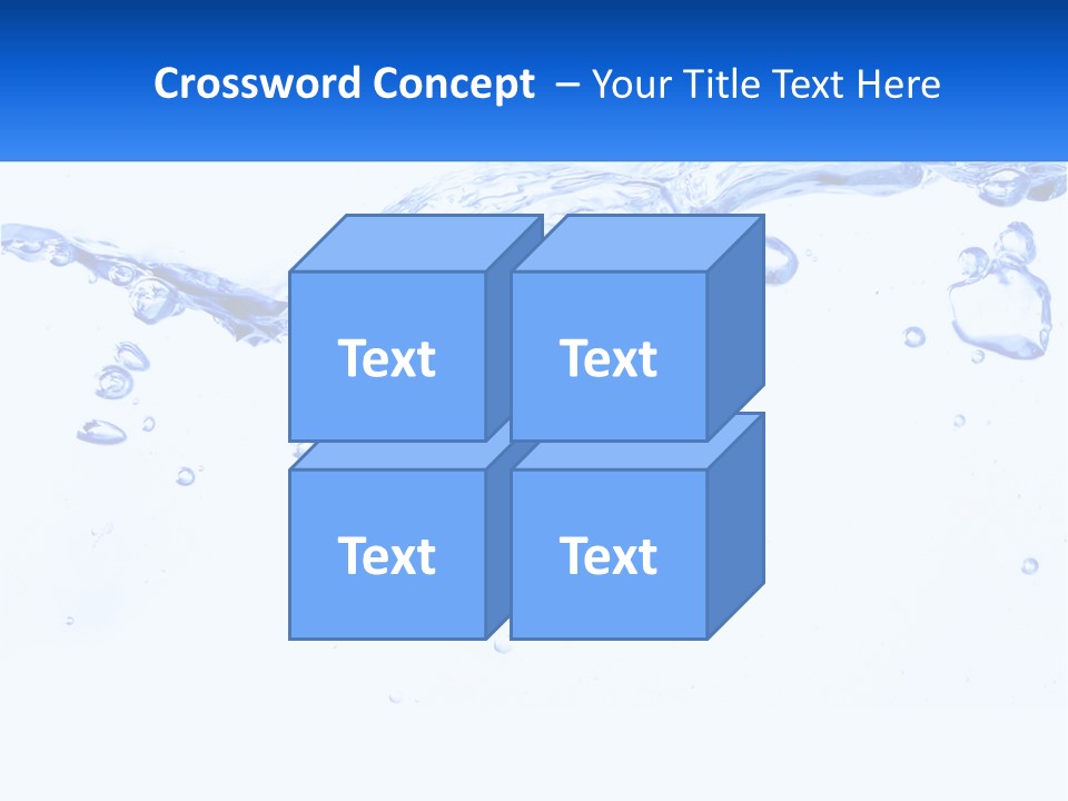 Nature Map Water PowerPoint Template