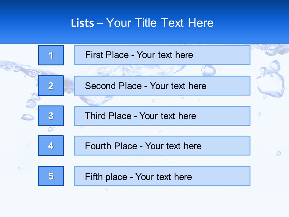 Nature Map Water PowerPoint Template