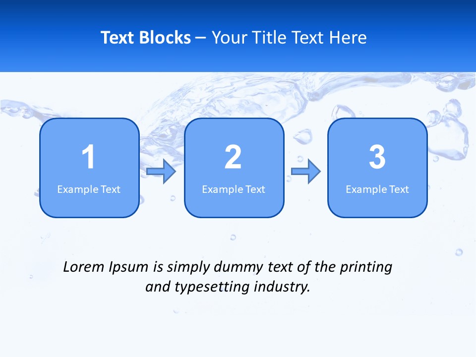 Nature Map Water PowerPoint Template