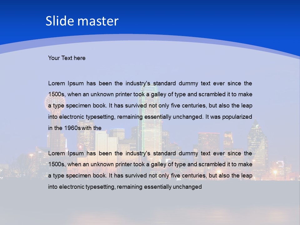 Building Night Digital PowerPoint Template