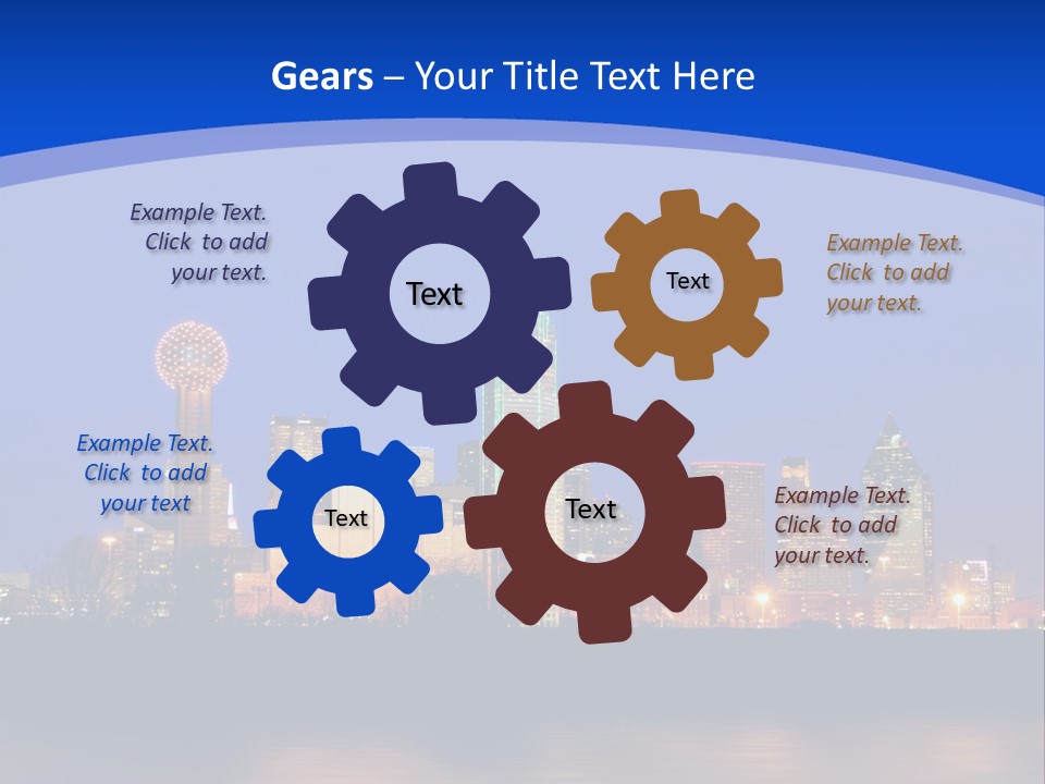 Building Night Digital PowerPoint Template