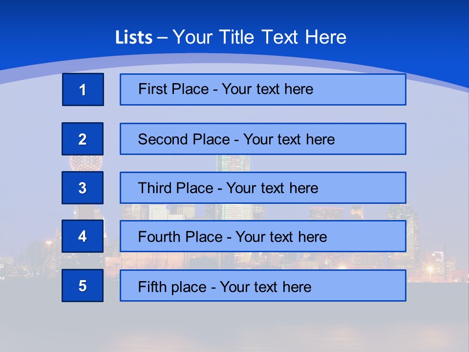 Building Night Digital PowerPoint Template