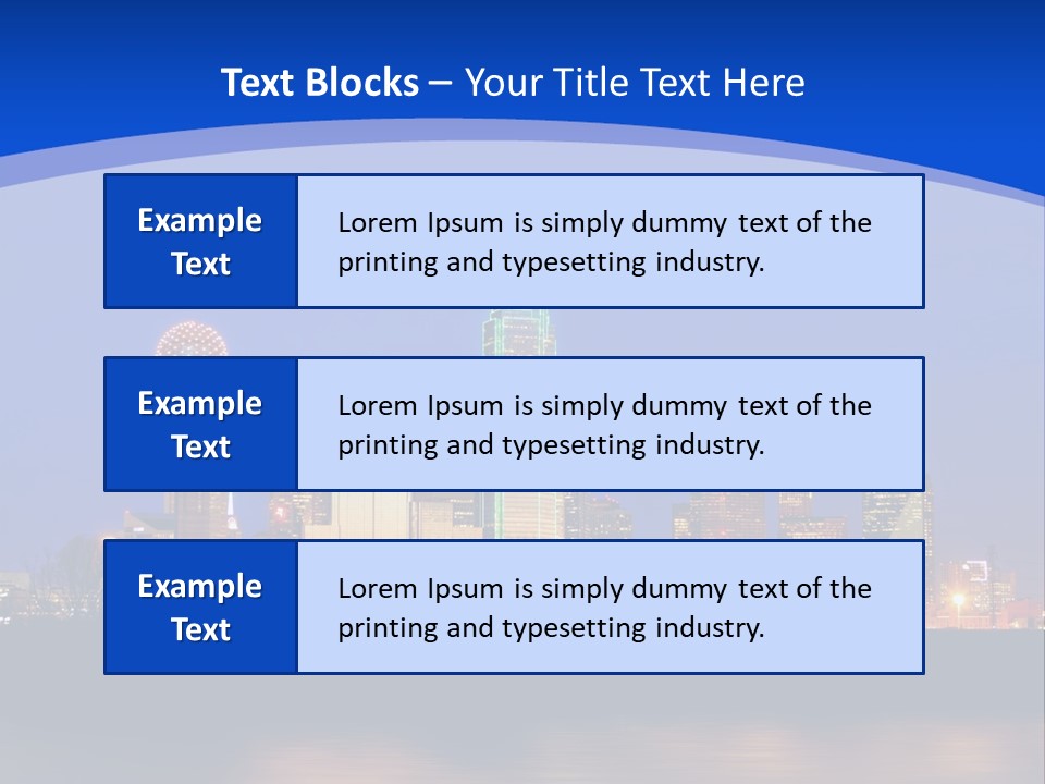 Building Night Digital PowerPoint Template