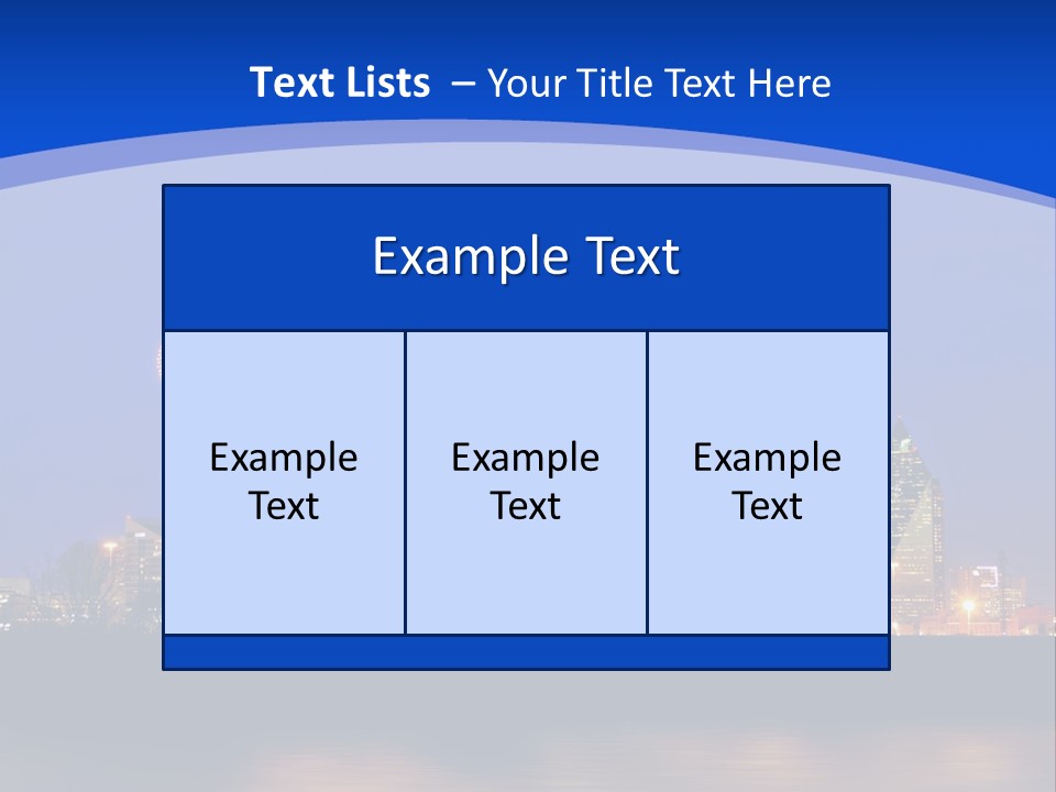Building Night Digital PowerPoint Template
