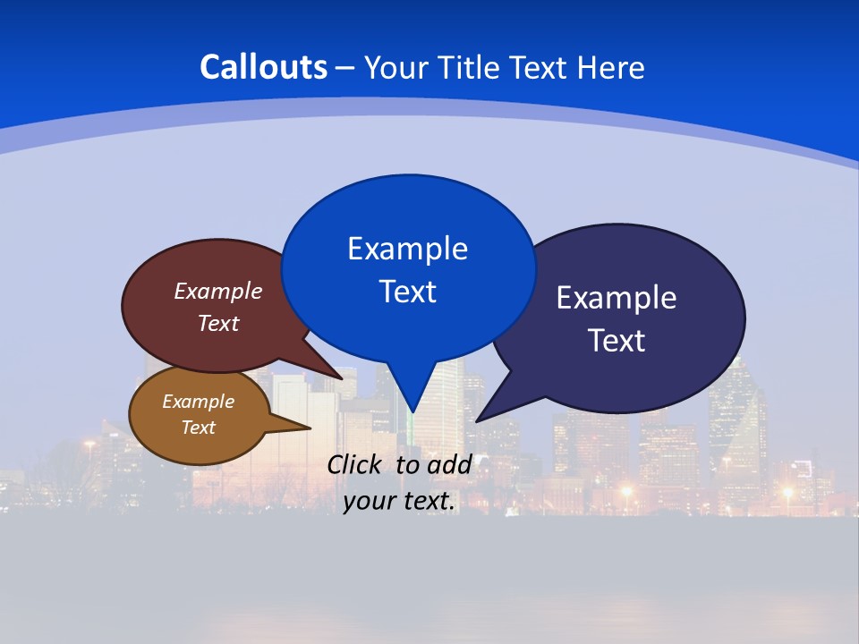 Building Night Digital PowerPoint Template