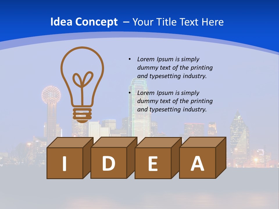 Building Night Digital PowerPoint Template