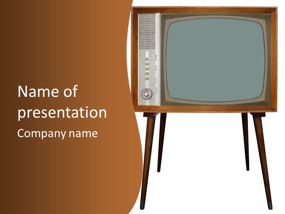 Vintage Analog Movie PowerPoint Template