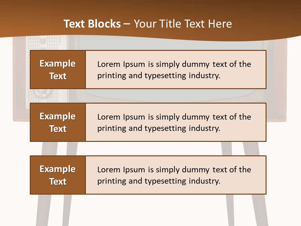 Vintage Analog Movie PowerPoint Template