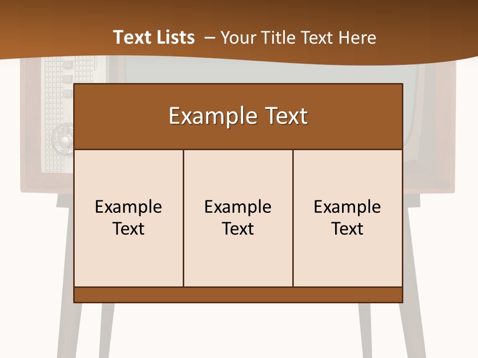 Vintage Analog Movie PowerPoint Template