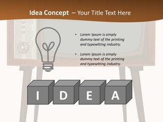 Vintage Analog Movie PowerPoint Template