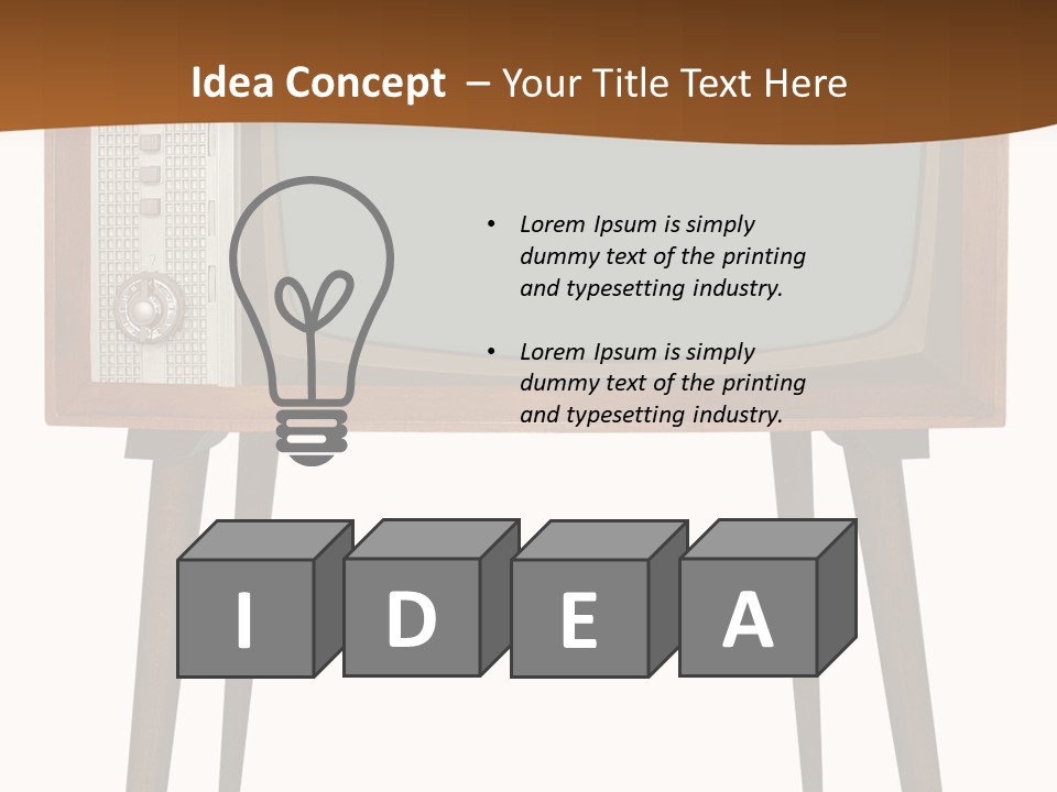 Vintage Analog Movie PowerPoint Template