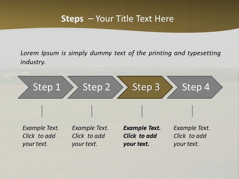 Agriculture Street Summer PowerPoint Template