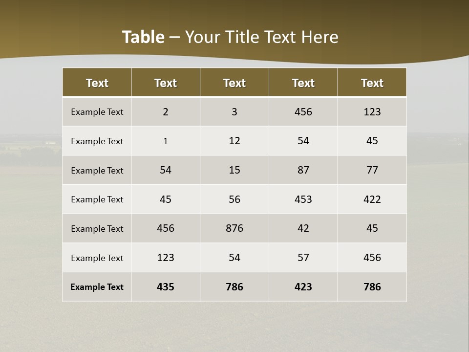Agriculture Street Summer PowerPoint Template