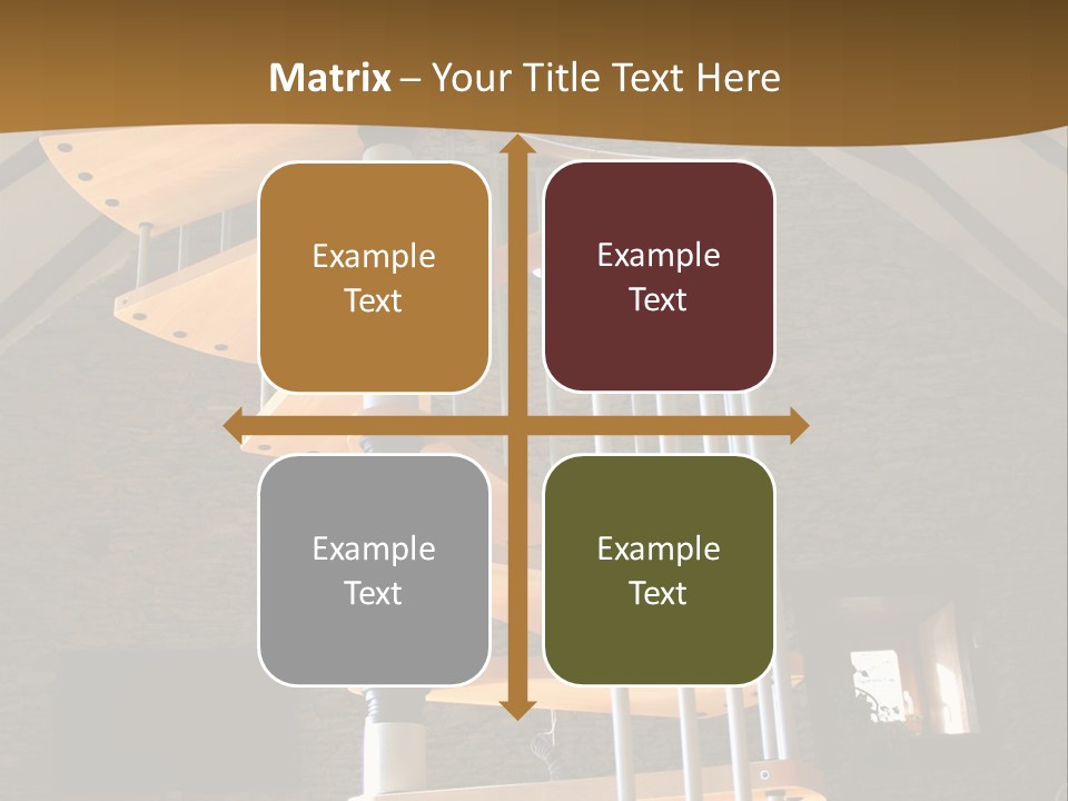 Step Wood Modern PowerPoint Template