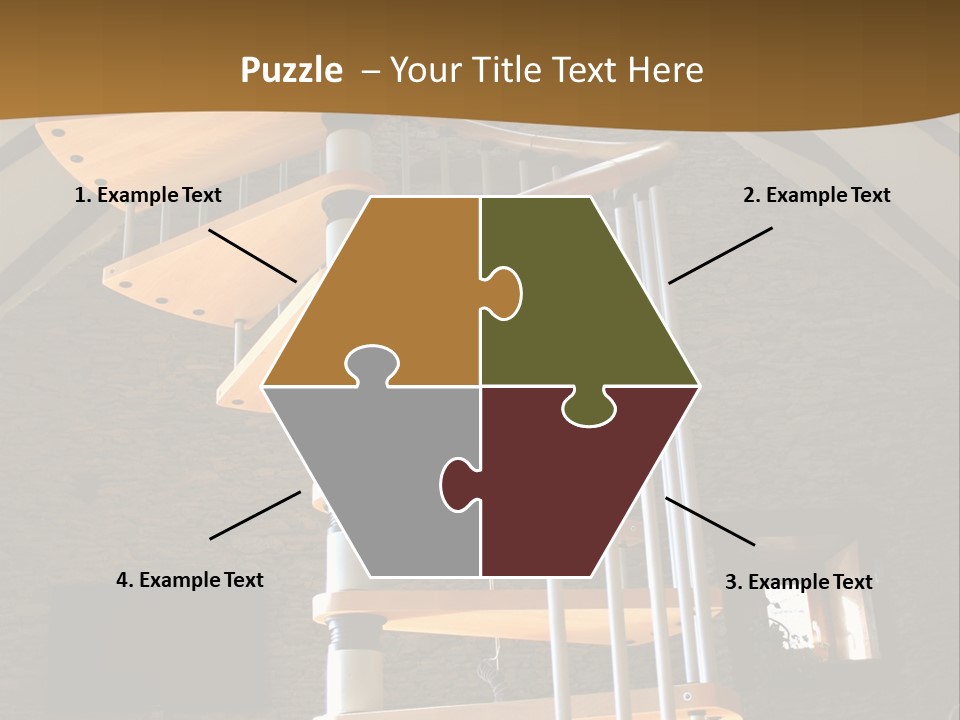 Step Wood Modern PowerPoint Template
