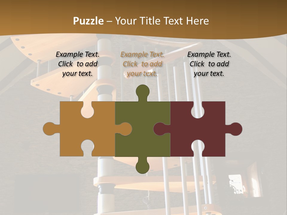 Step Wood Modern PowerPoint Template