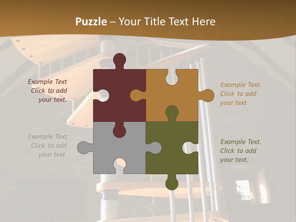 Step Wood Modern PowerPoint Template
