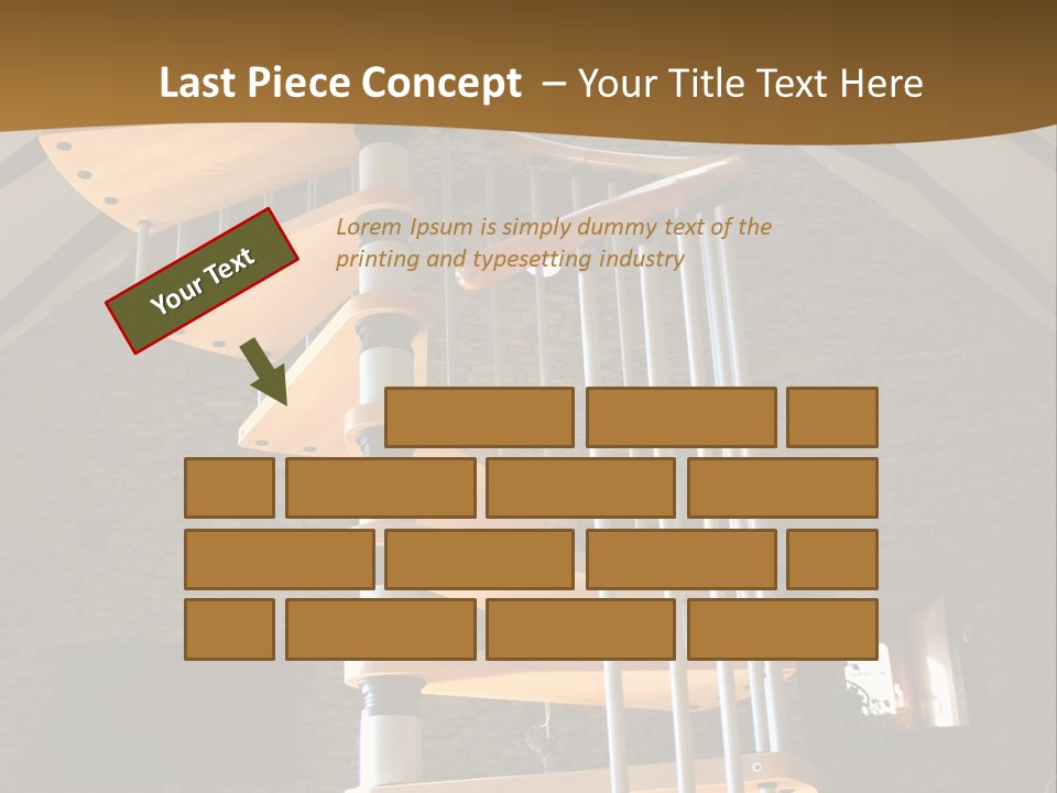 Step Wood Modern PowerPoint Template