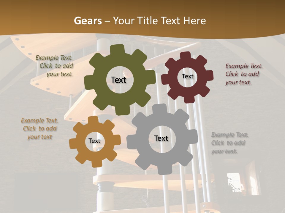 Step Wood Modern PowerPoint Template