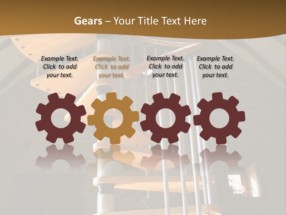 Step Wood Modern PowerPoint Template