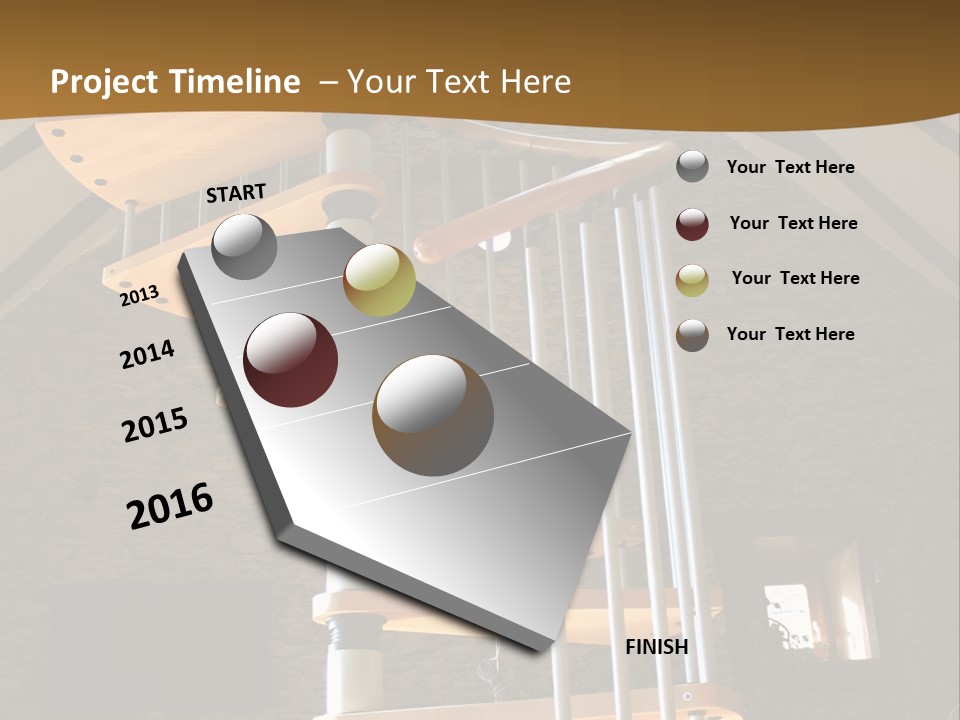 Step Wood Modern PowerPoint Template