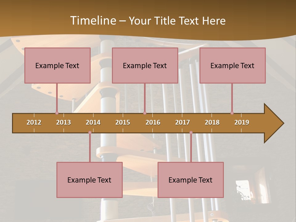 Step Wood Modern PowerPoint Template