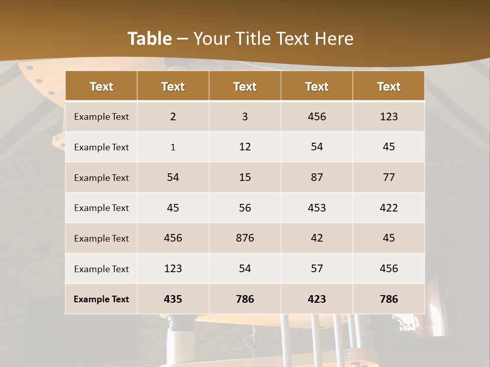Step Wood Modern PowerPoint Template