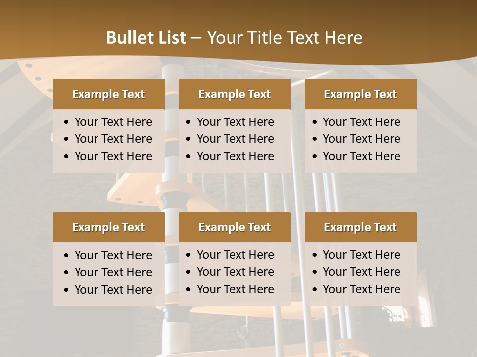 Step Wood Modern PowerPoint Template