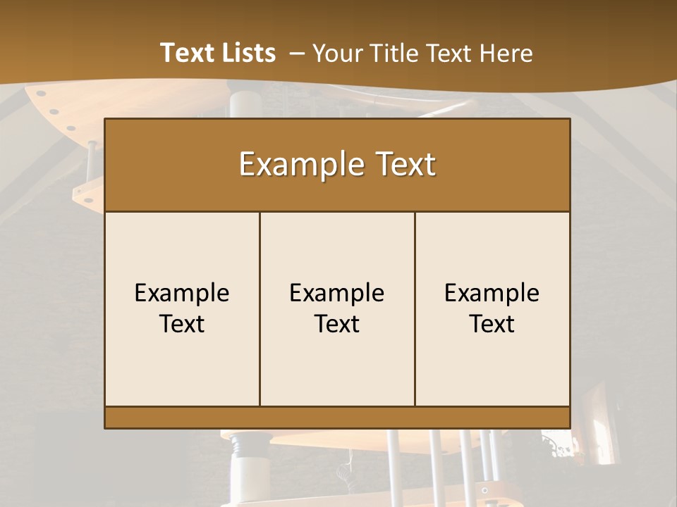 Step Wood Modern PowerPoint Template
